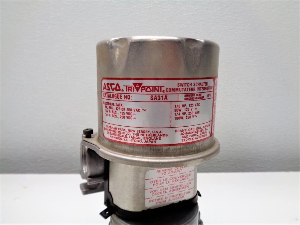 ASCO Tri-Point Pressure Switch SA31A, TD30A11B